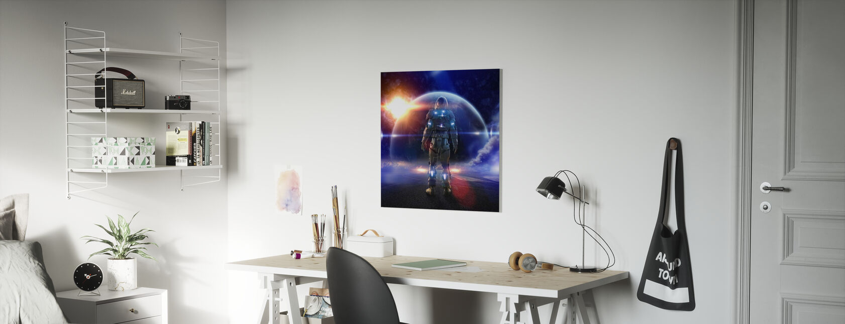 Space Knight - Canvas print - Kids Room
