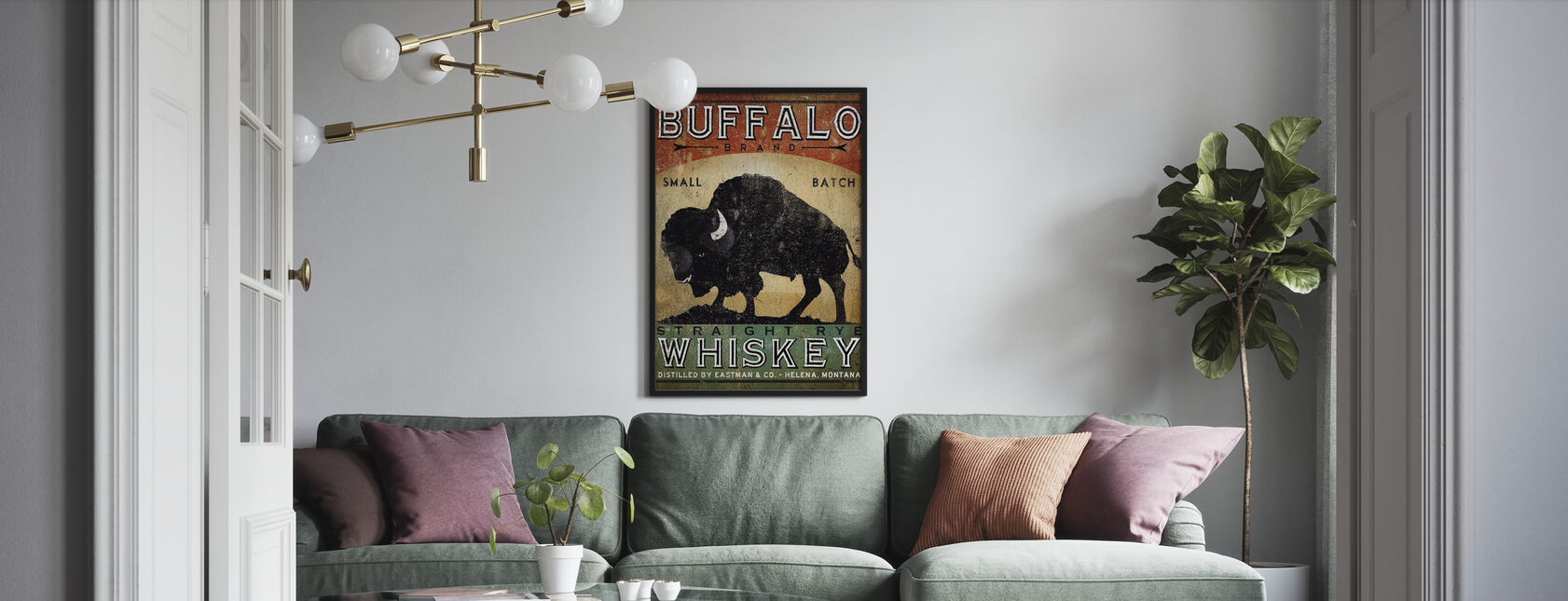 Buffalo Whisky - Plakat - Stue