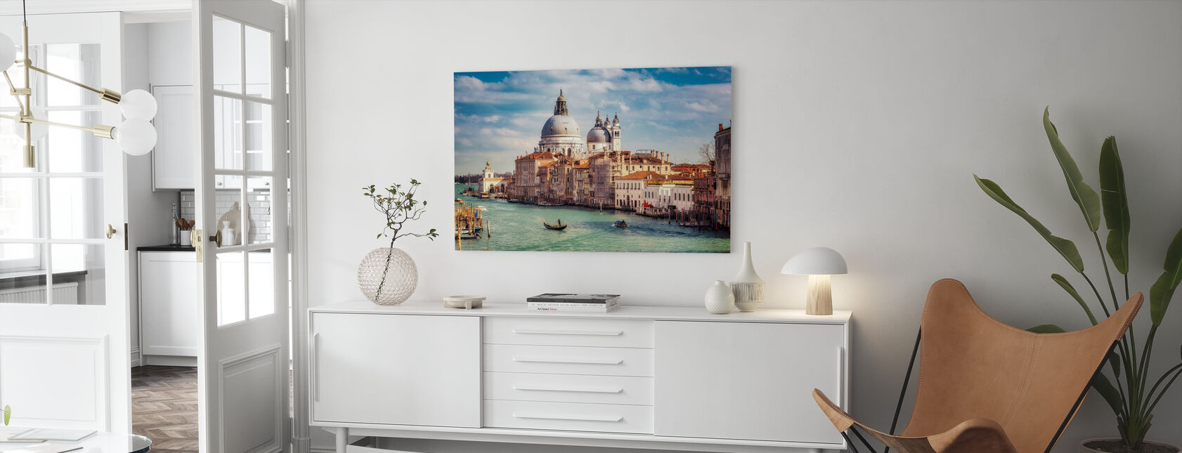 Basilica Santa Maria della Salute in Venice - Canvas print - Living Room