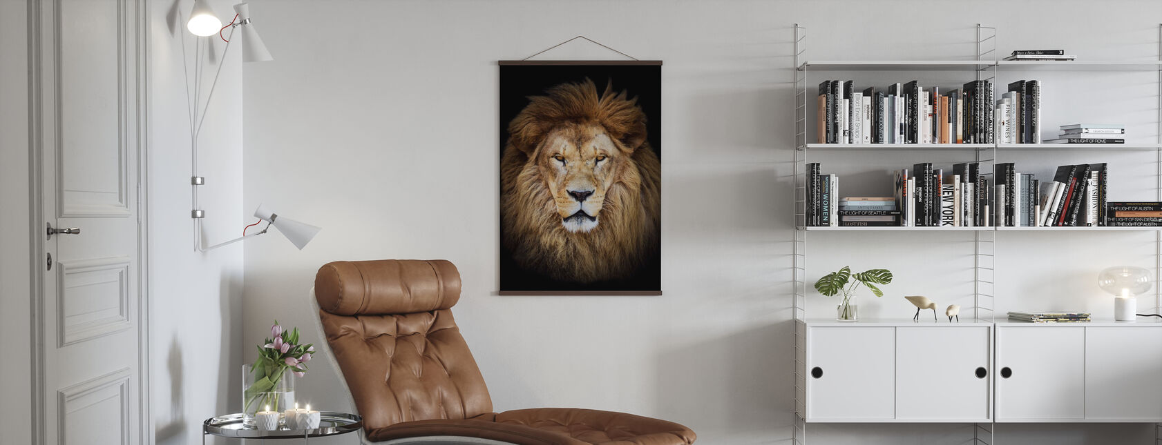 Majestetiske løve - Plakat - Stue