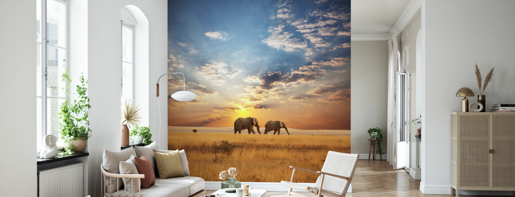 Savannah Sunset - Wallpaper - Living Room