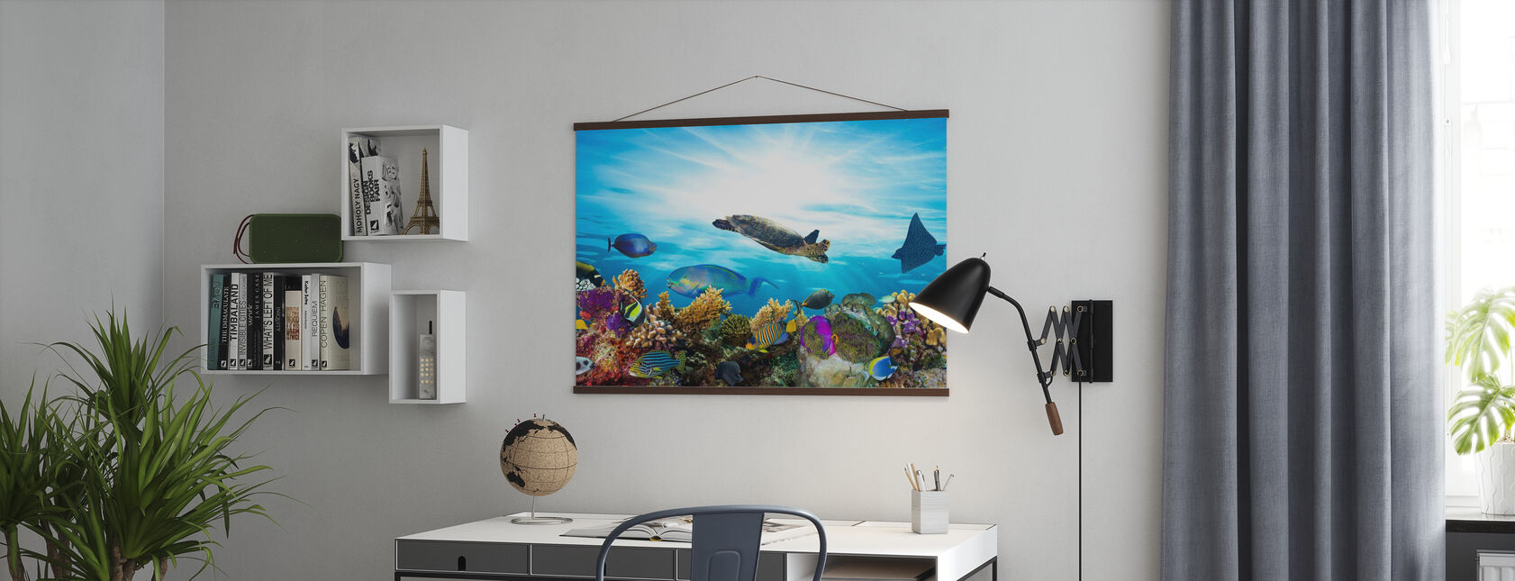 Korallrev Panorama - Poster - Kontor
