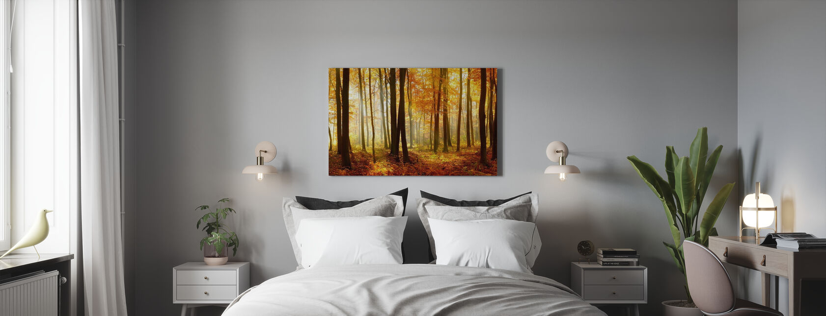 Japanese Forest - Canvas print - Bedroom