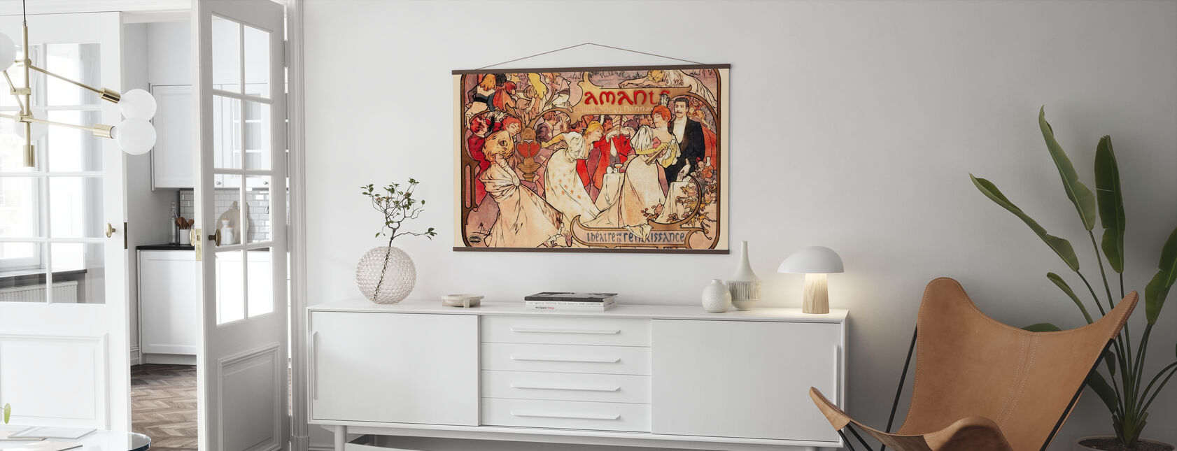 Alphonse Mucha - Amants Colour Litho - Poster - Living Room