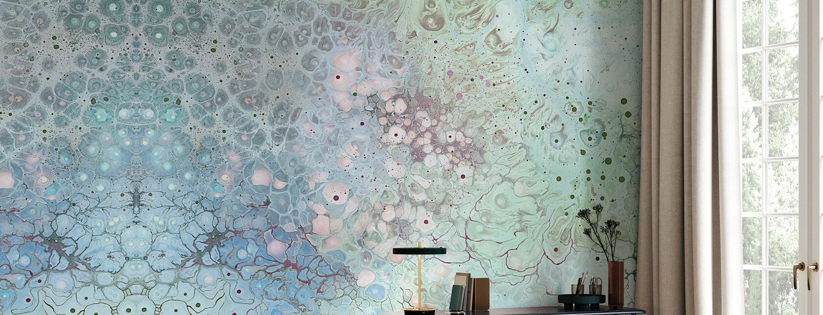 Biosfera AURA - Papel pintado - Dormitorio