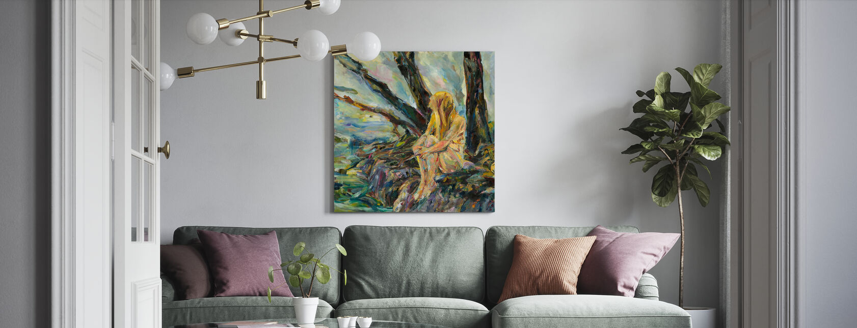Dromskog - Canvas print - Living Room