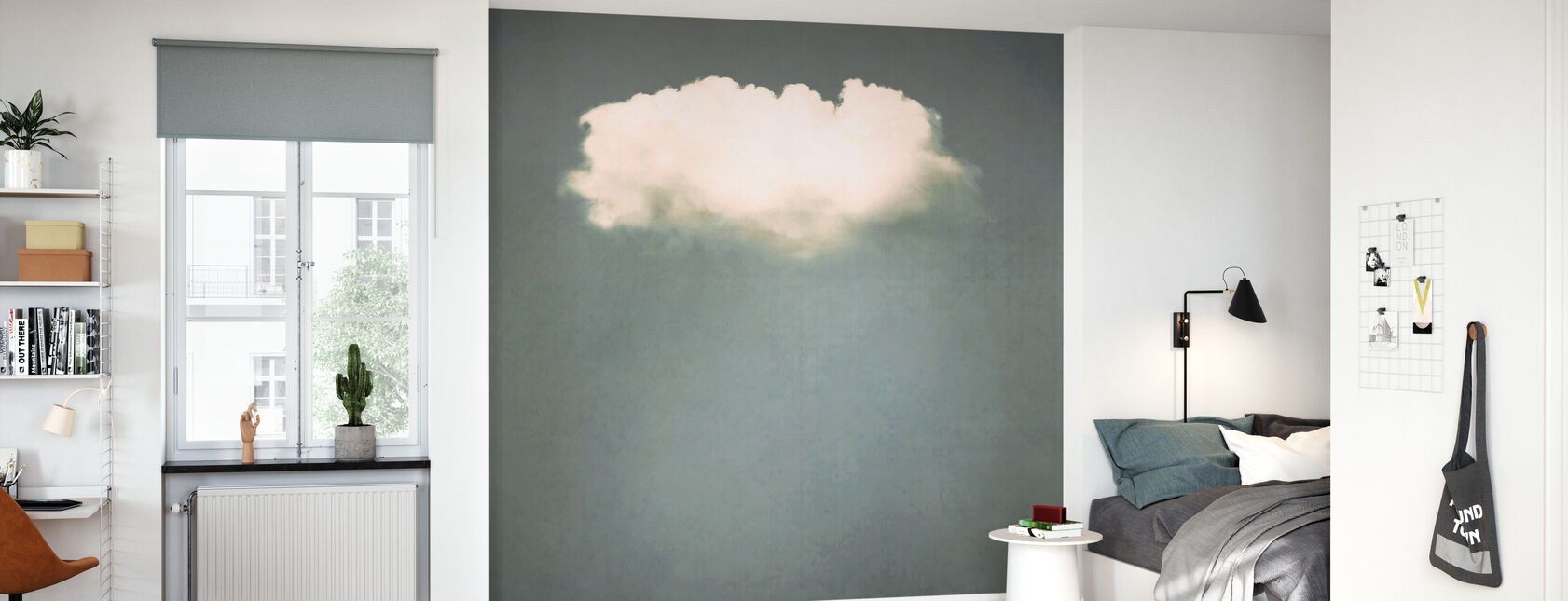 Solo Cloud Blush - Wallpaper - Kids Room