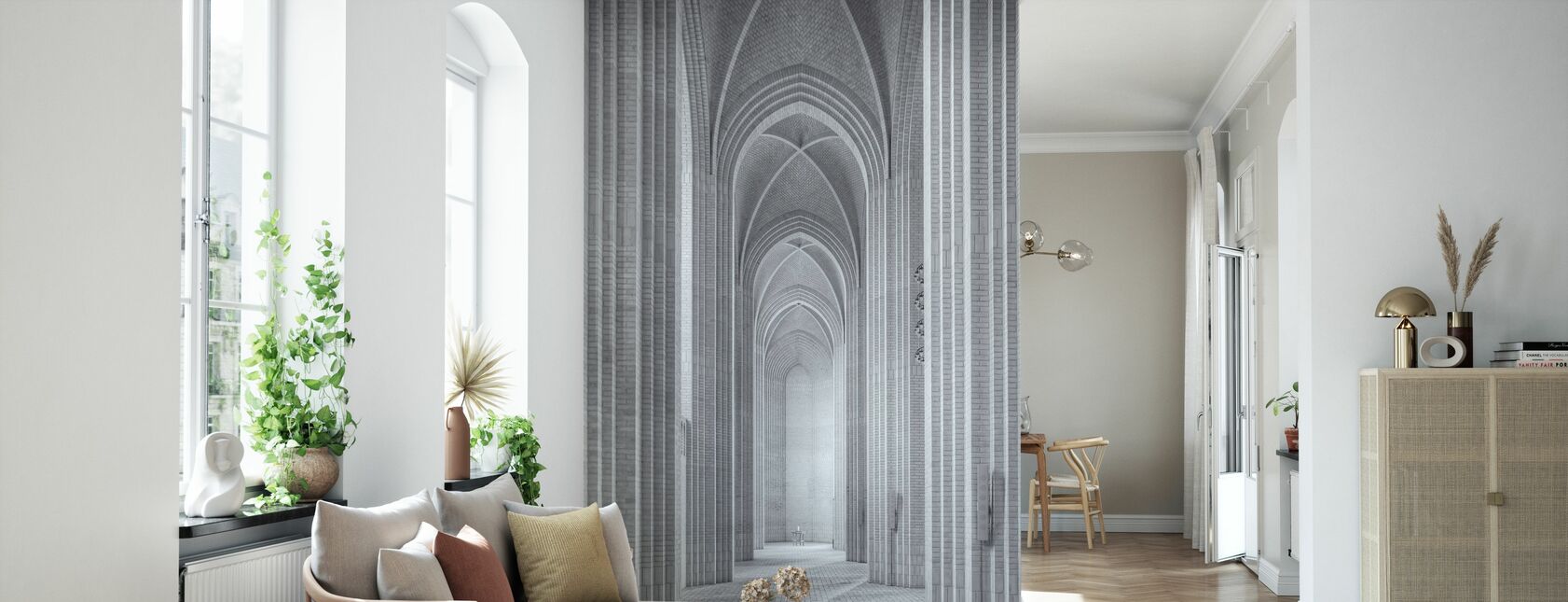 Grundtvig Church - Wallpaper - Living Room