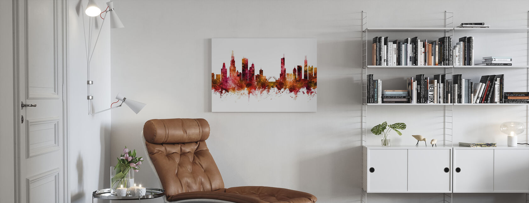 Chicago Illinois Skyline - Canvas print - Living Room