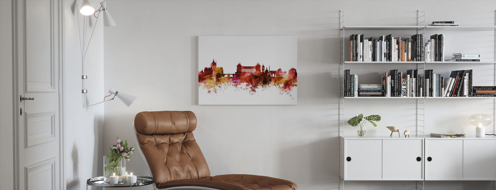 Rome Italië Skyline - Canvas print - Woonkamer