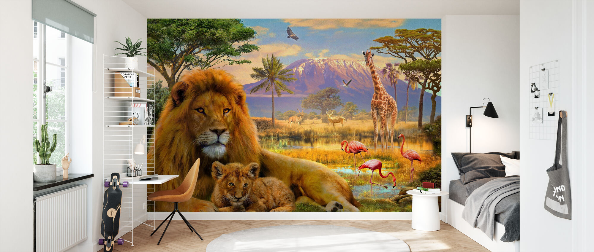 Lion – made-to-measure wall mural – Photowall