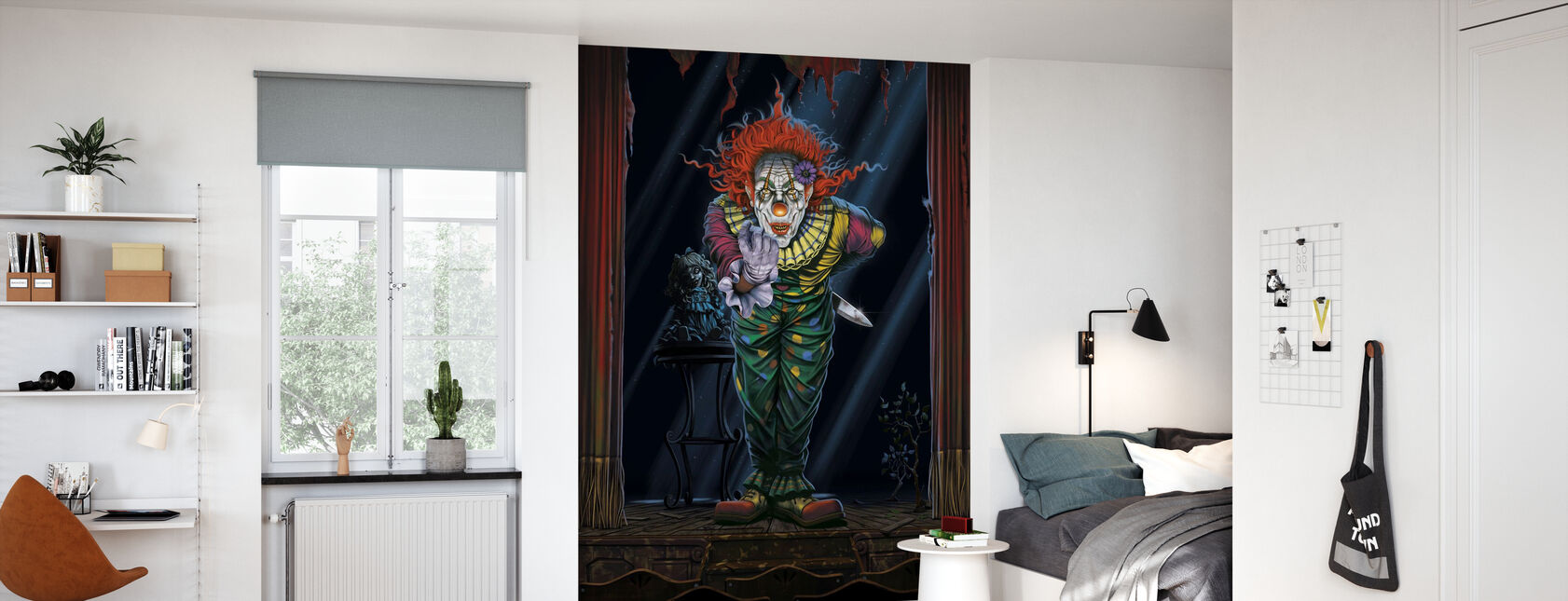Surprise Clown - Wallpaper - Kids Room