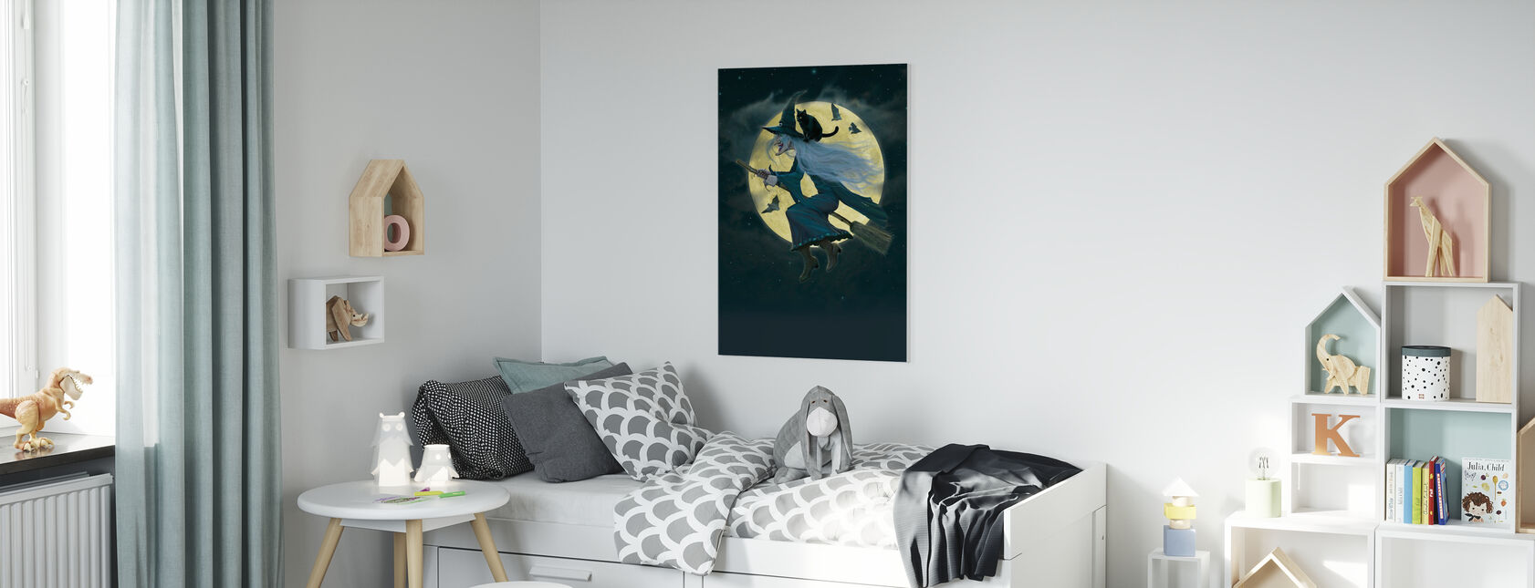 Witch - Canvas print - Kids Room