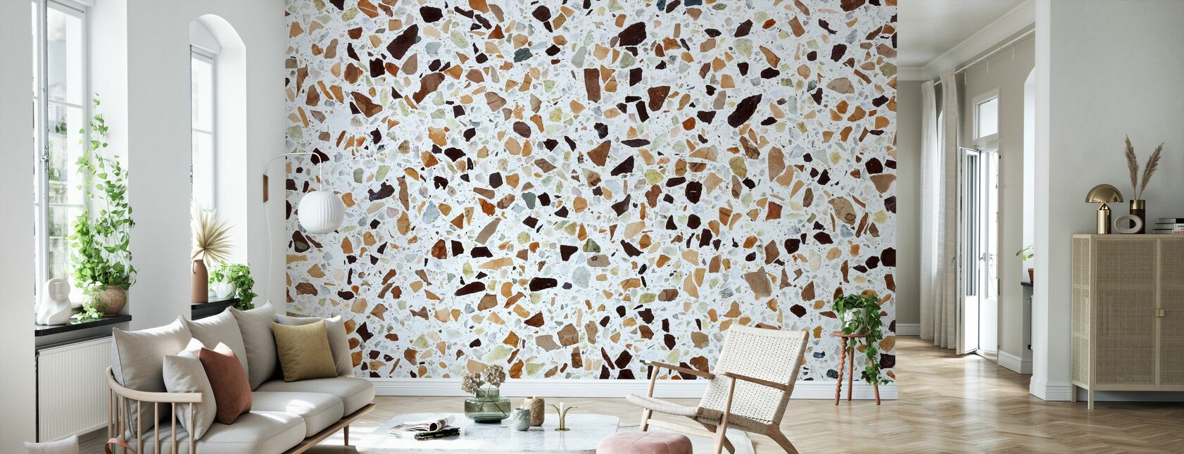 Terrazzo Classique Texturae - Papier peint - Salle à manger