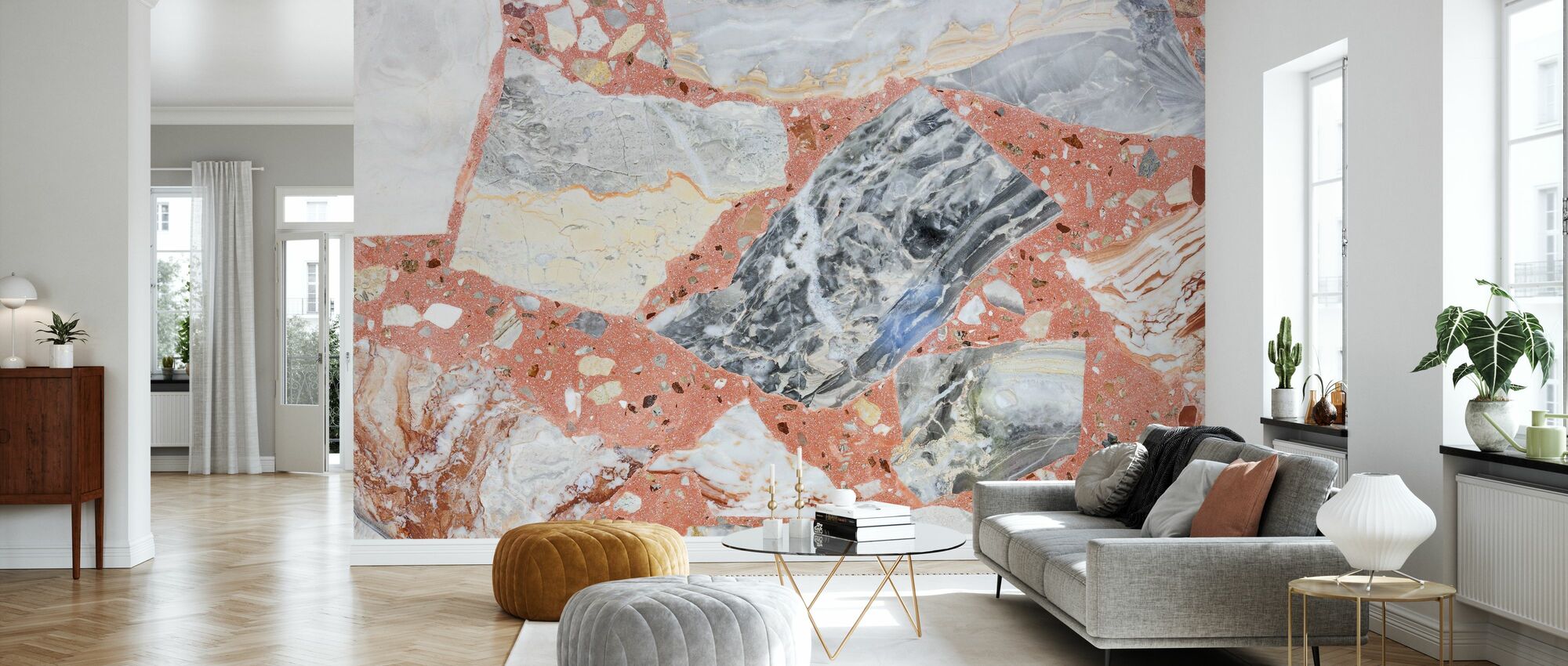 Coral Terrazzo – high-quality wall murals with free shipping – Photowall