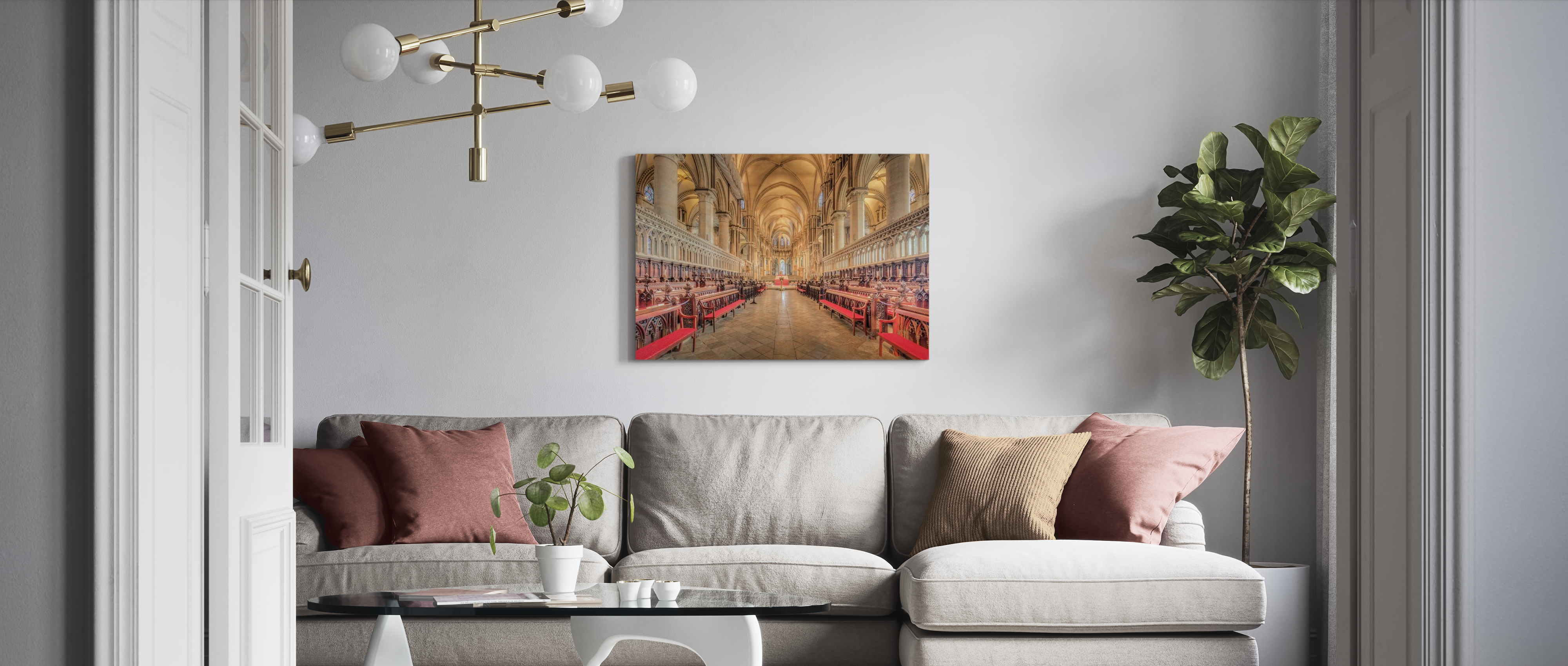 C Canterbury Cathedral Art Print Home Decor Wall Art Poster 