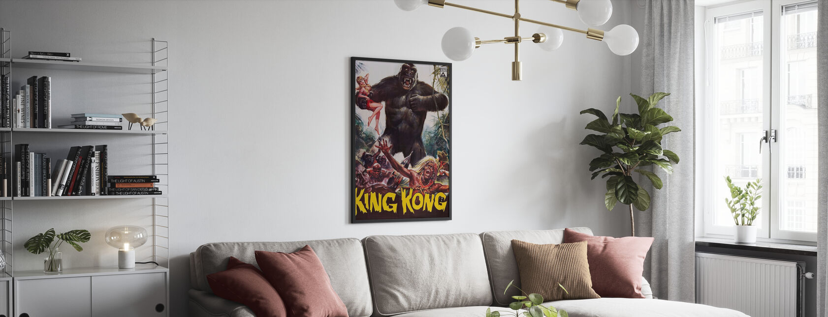 King Kong II - Poster - Woonkamer
