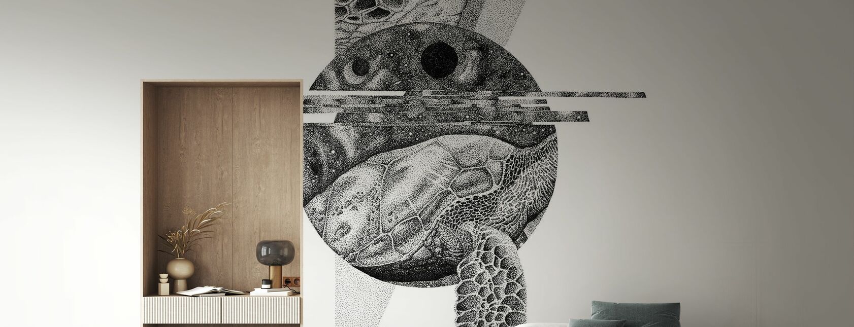 Interrupted Universe V - Wallpaper - Living Room