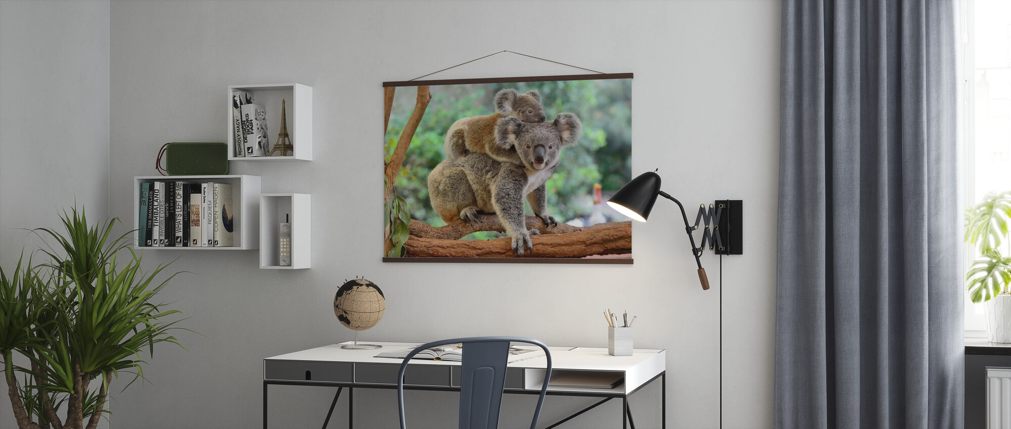 Koala with Baby – wonderful poster print – Photowall