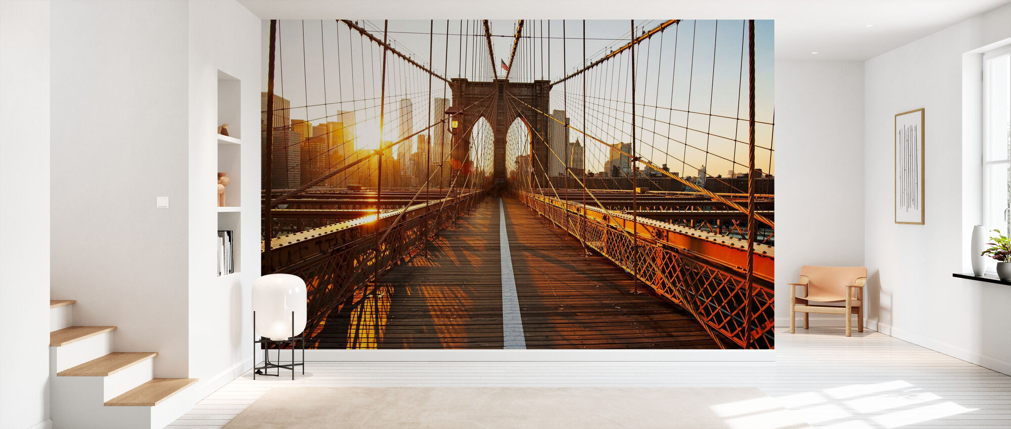 Brooklyn Bridge – Trendige Fototapete – Photowall