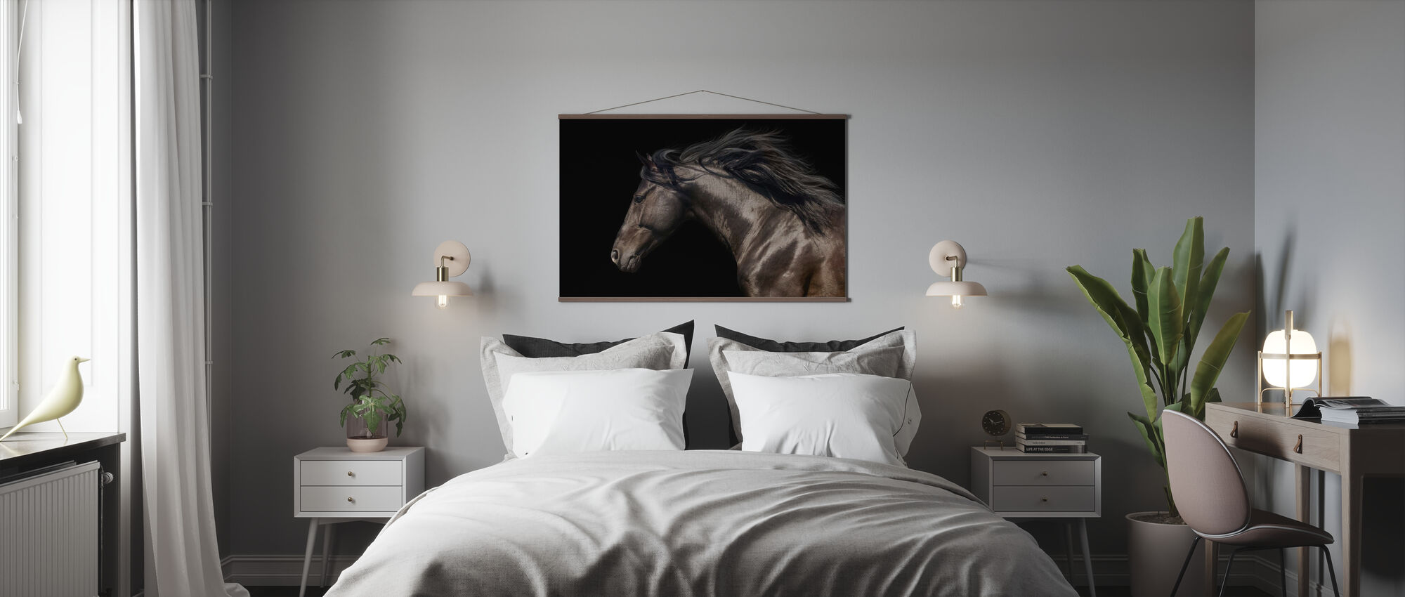 Black Horse – trendy poster – Photowall