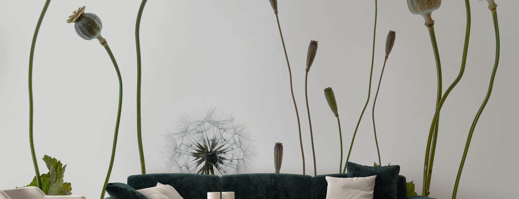 Poppy Pods - Wallpaper - Living Room