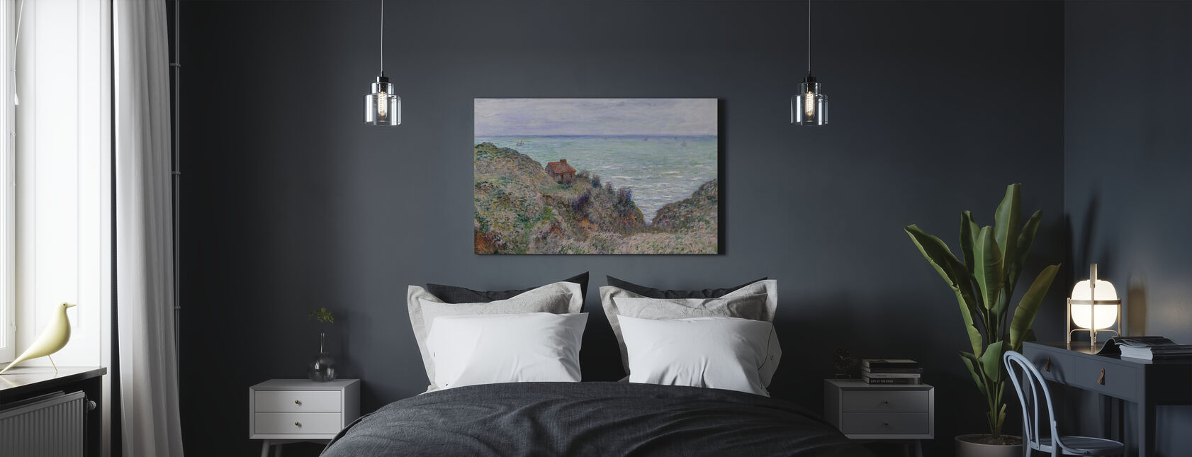 Cabine - Claude Monet - Canvas print - Slaapkamer