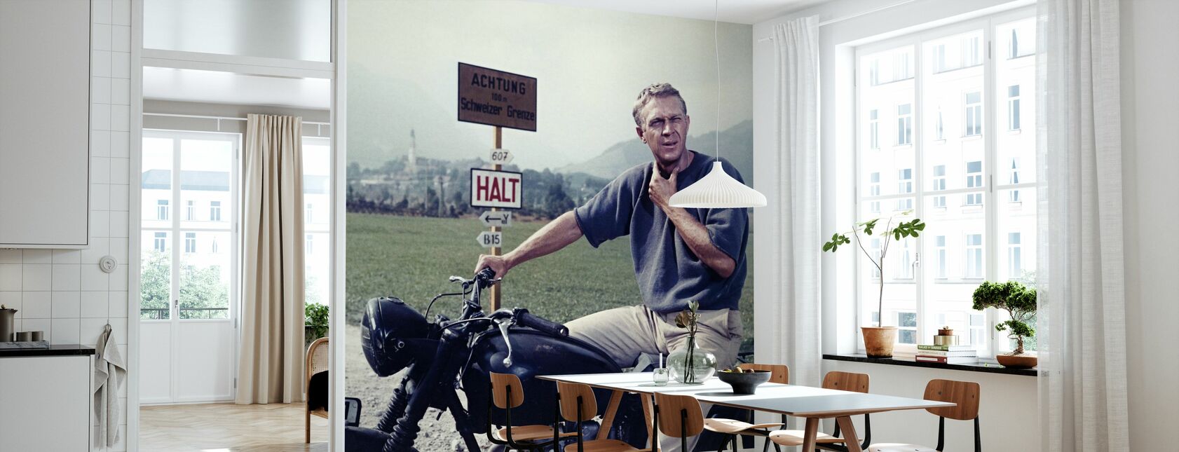 Great Escape -Steve McQueen - Wallpaper - Kitchen