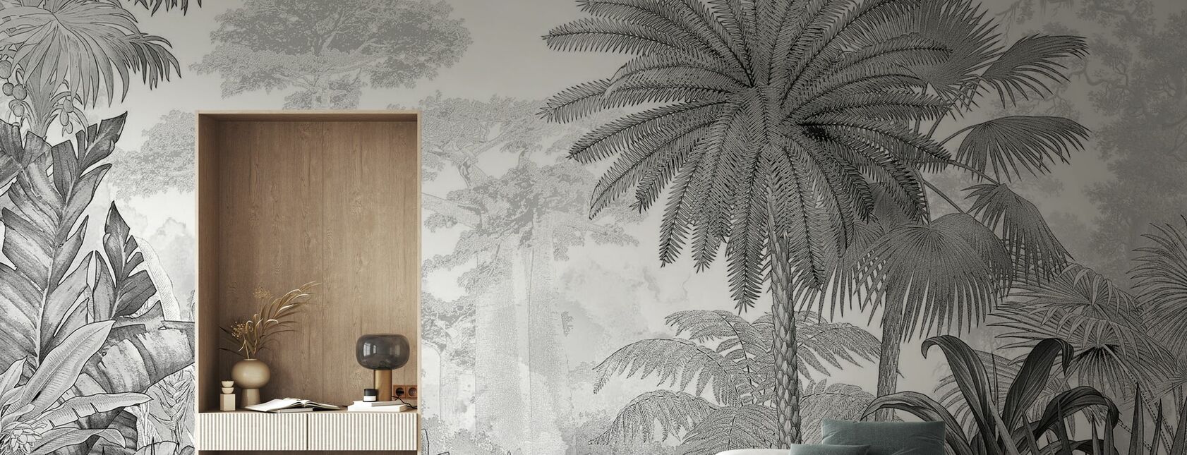 Tropical Eden - Wallpaper - Living Room