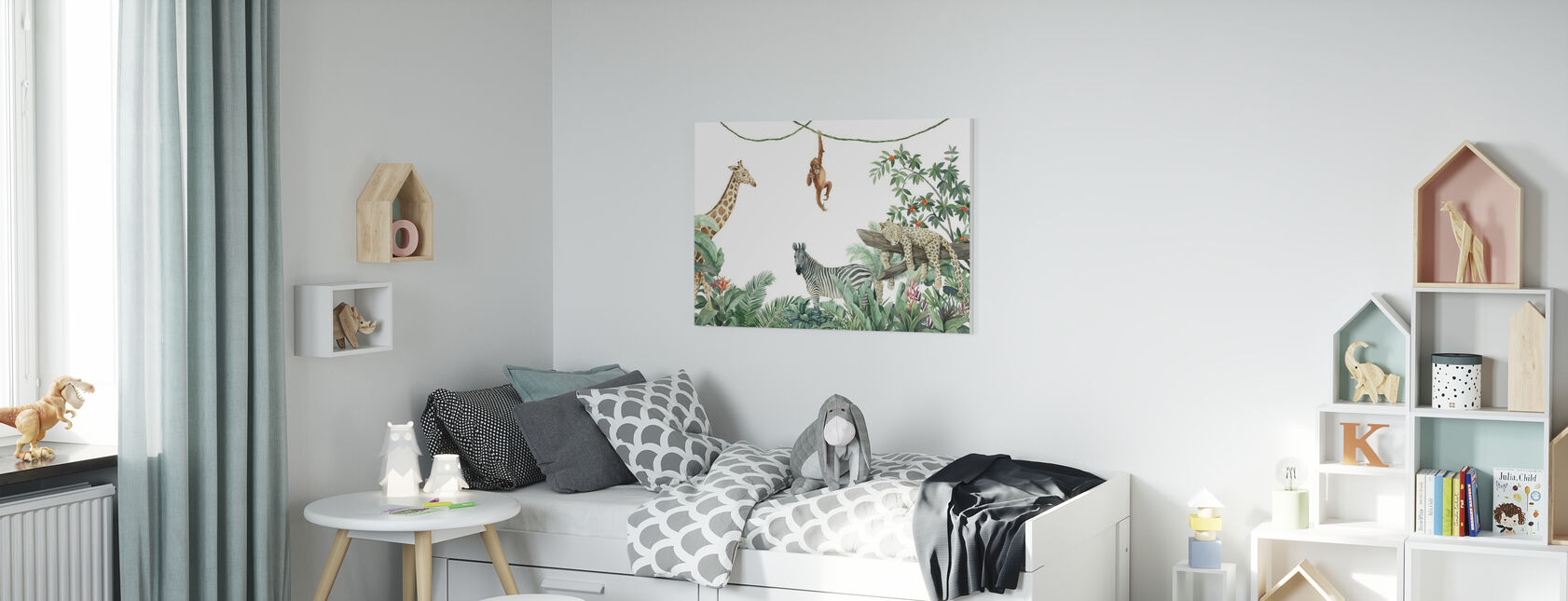 Jungle Friends - Canvas print - Kids Room