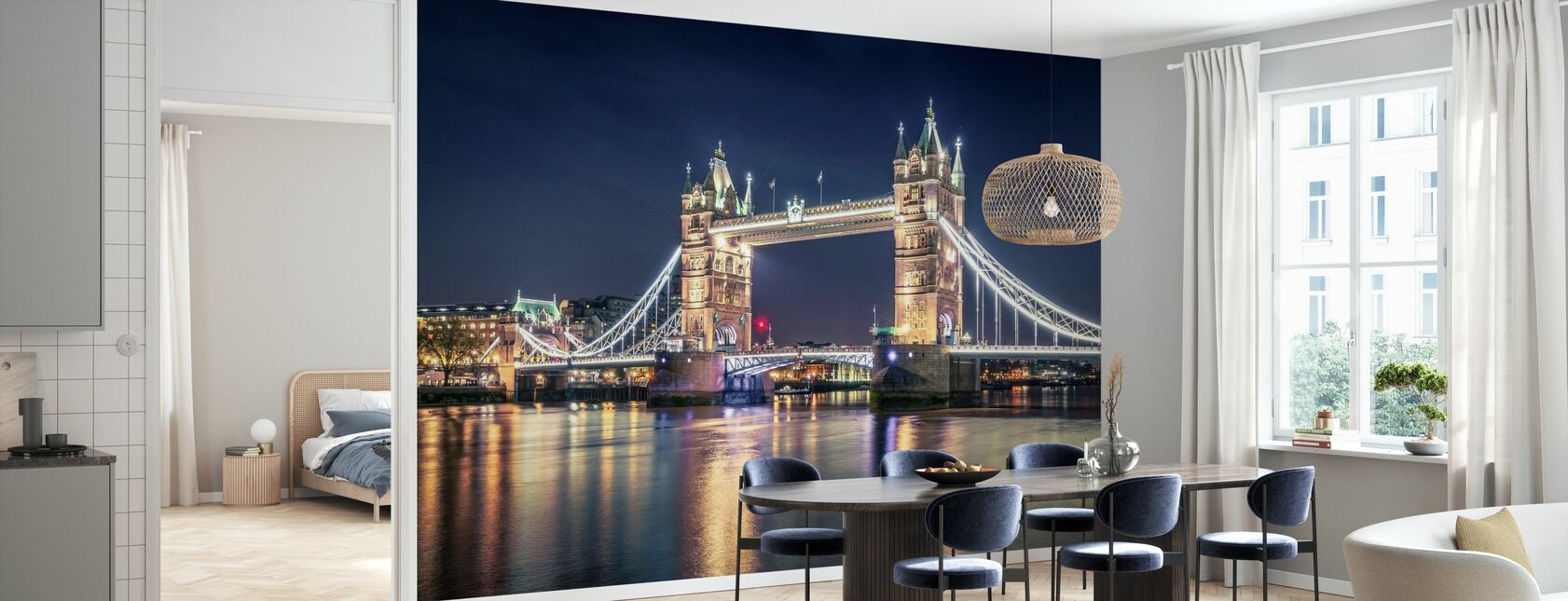 Night at the Tower Bridge - Wallpaper - Kitchen