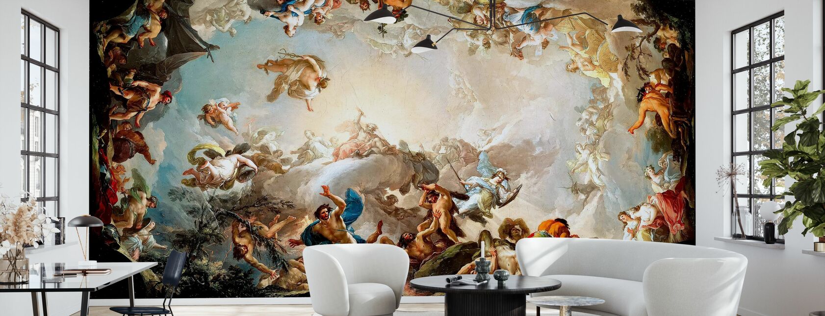 Renaissance Circle - Wallpaper - Living Room