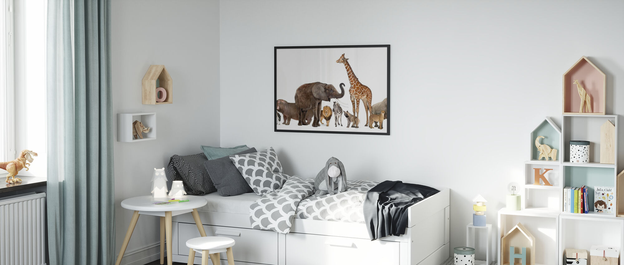 Collection of Wildlife Animals – wunderbarer Posterdruck – Photowall