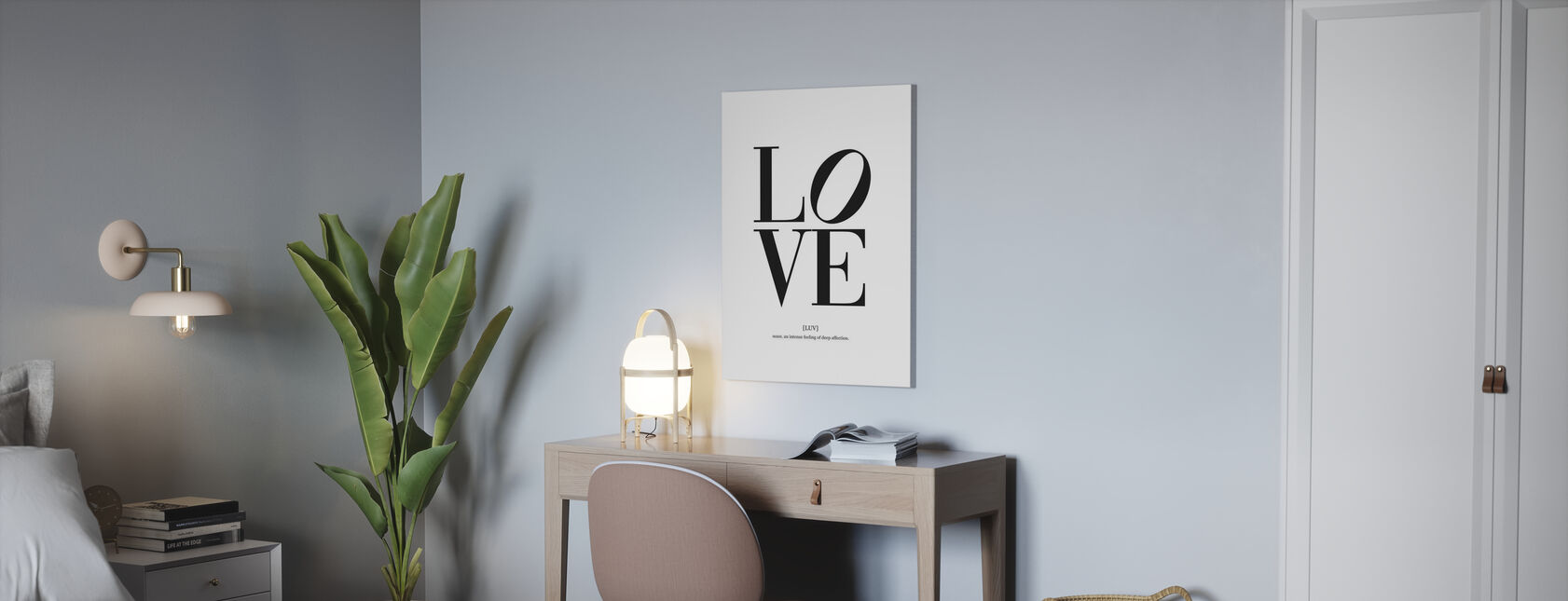 Love - Deep Affection - Canvas print - Office