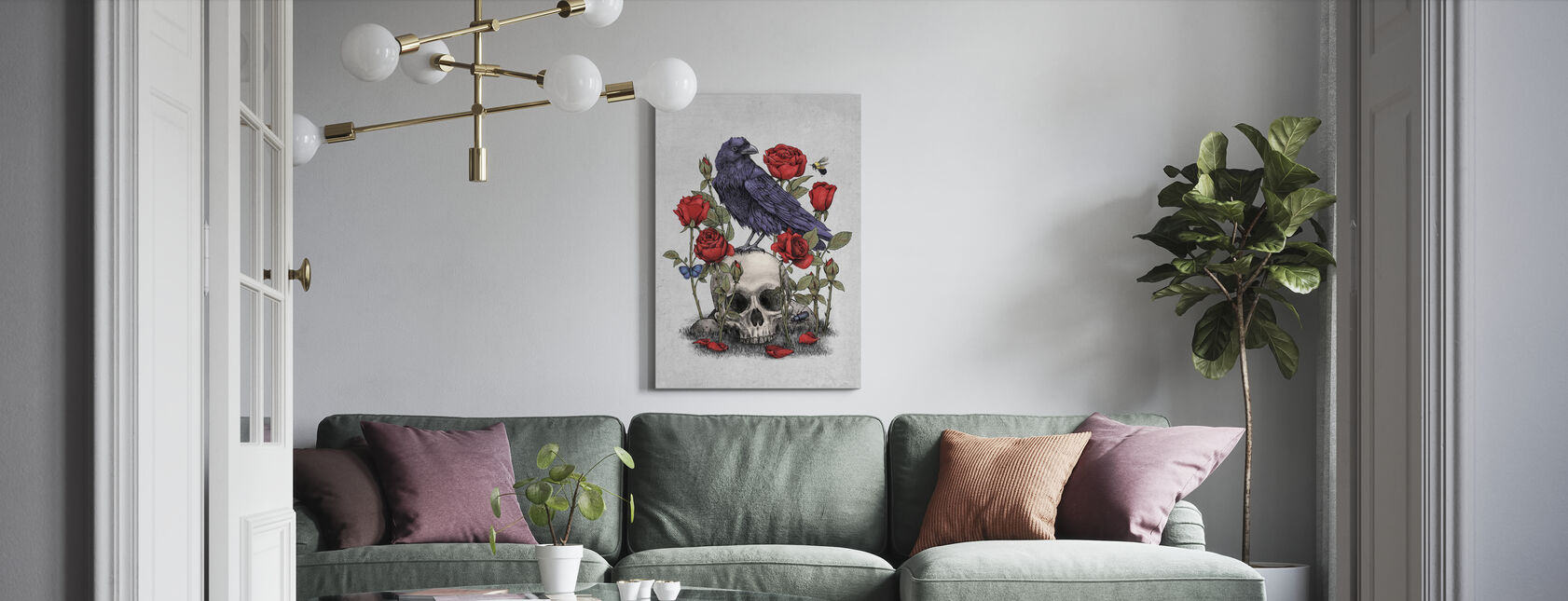 Memento Mori - Canvas print - Living Room