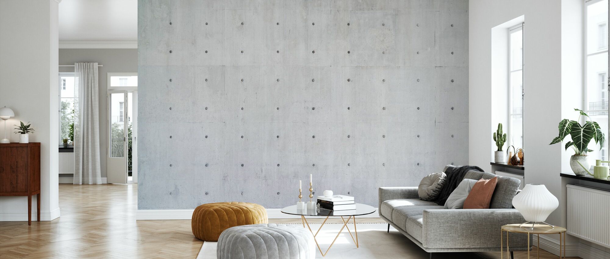 Concrete Block Wall – made-to-measure wall mural – Photowall