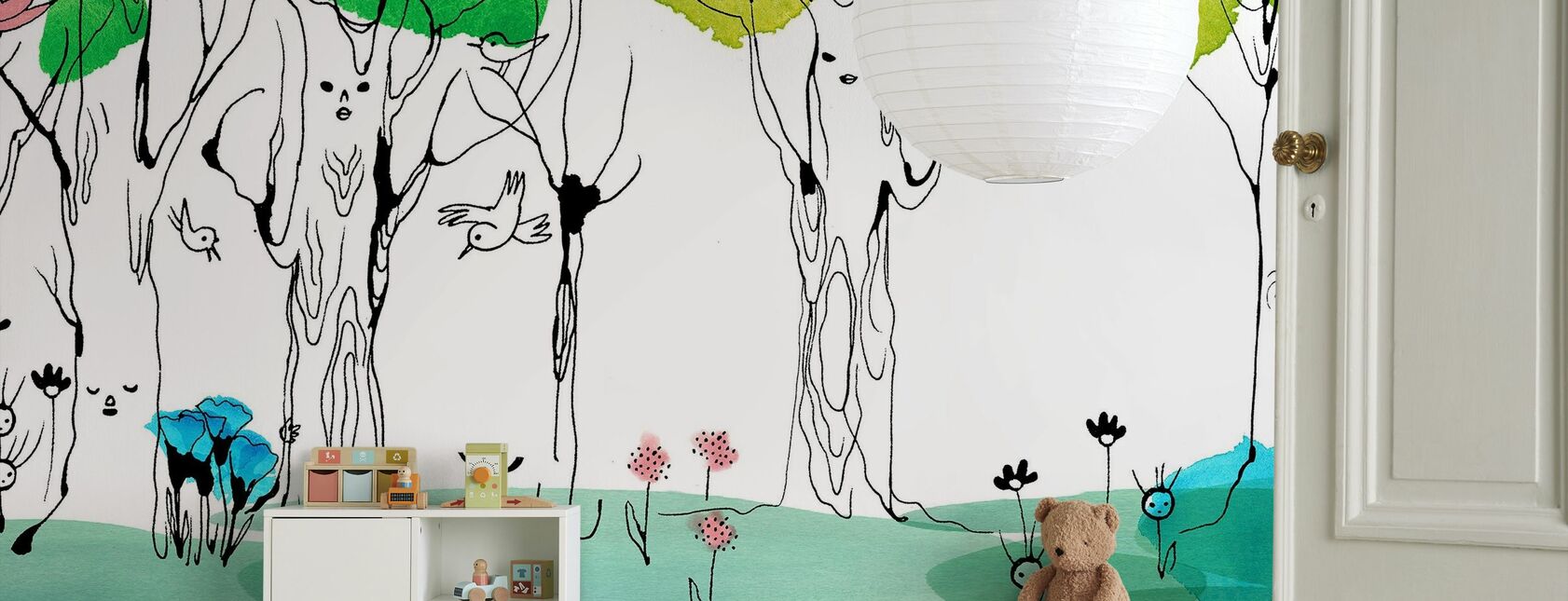 Whispering Tree - Wallpaper - Kids Room