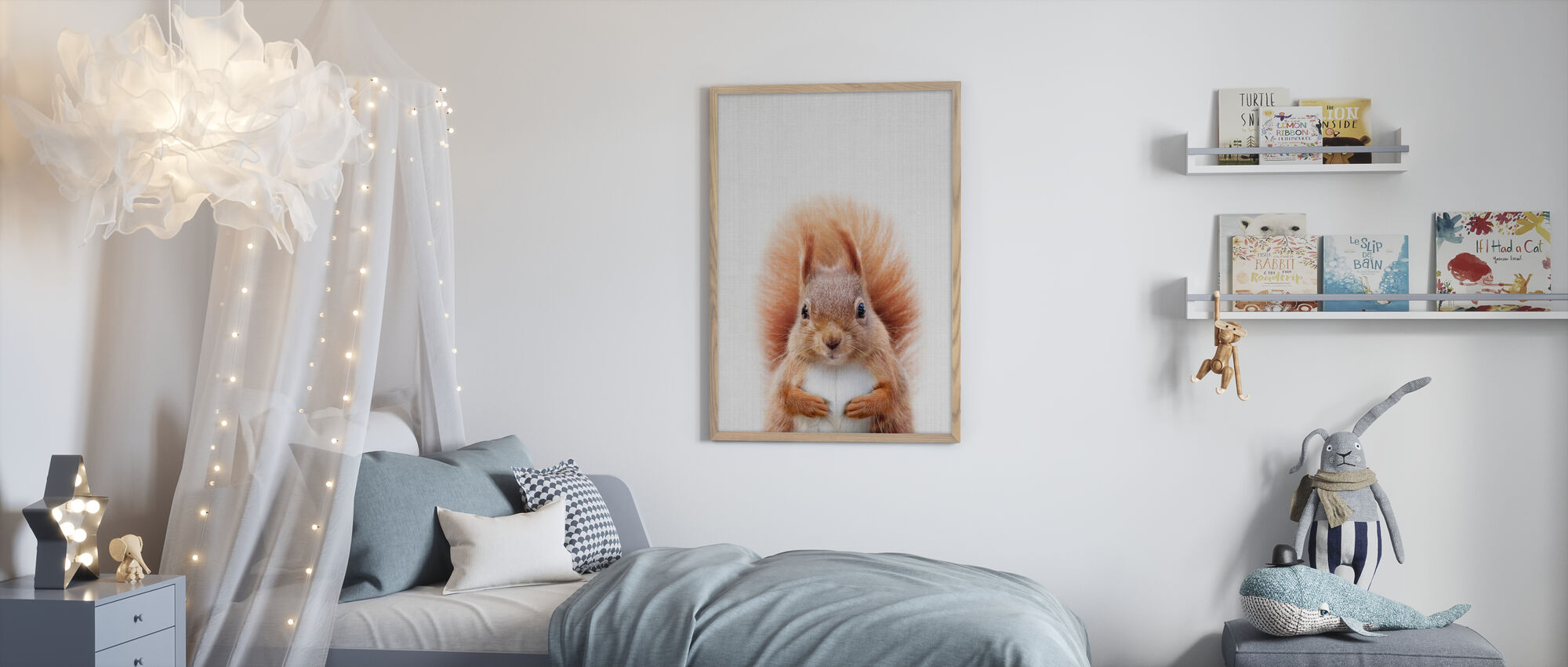 Squirrel - Stylen mit einem Poster - Photowall