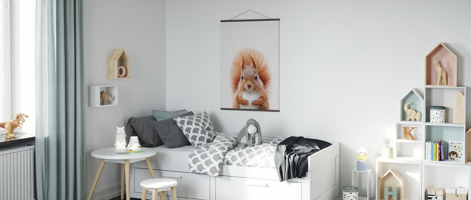 Squirrel - Stylen mit einem Poster - Photowall