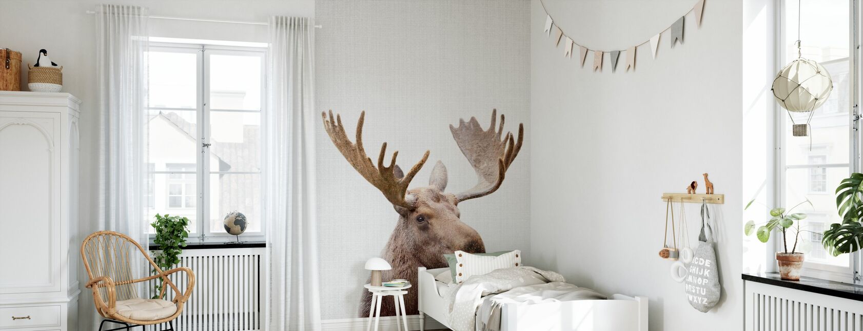 Moose - Wallpaper - Kids Room