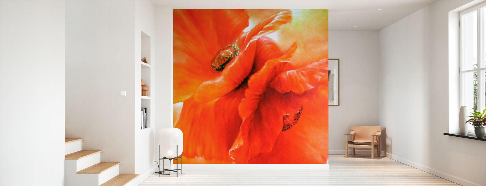 Red Poppy - Wallpaper - Hallway