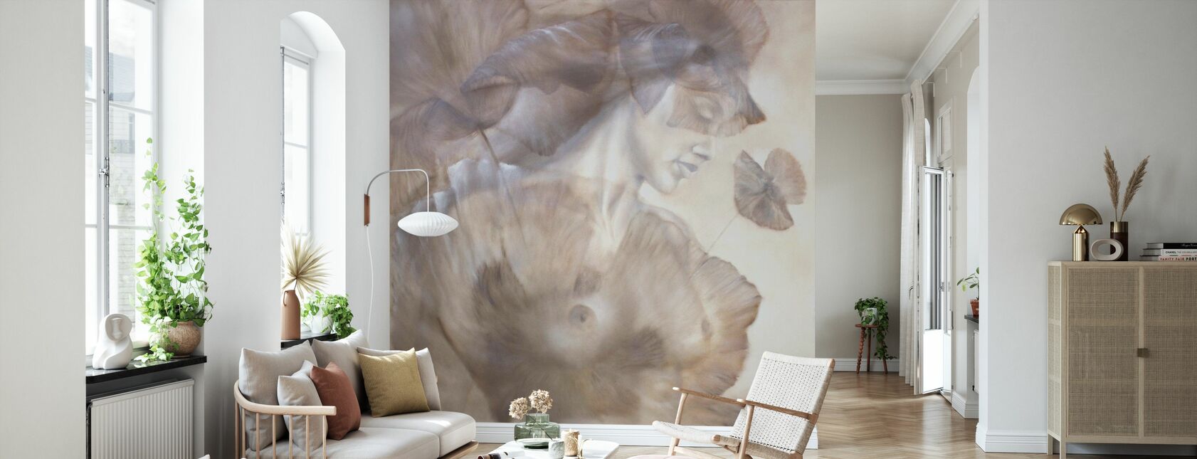 Poppy Seeds and Nudes - Wallpaper - Living Room