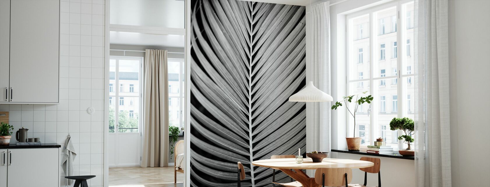 Palm Tree Leaf - Wallpaper - Kitchen