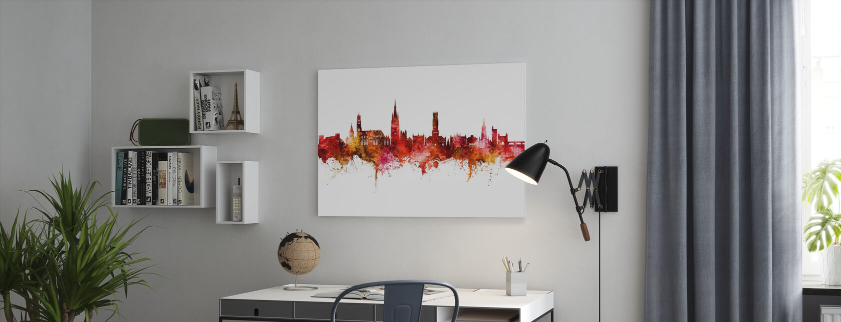 Bruges Belgium Skyline - Canvas print - Office