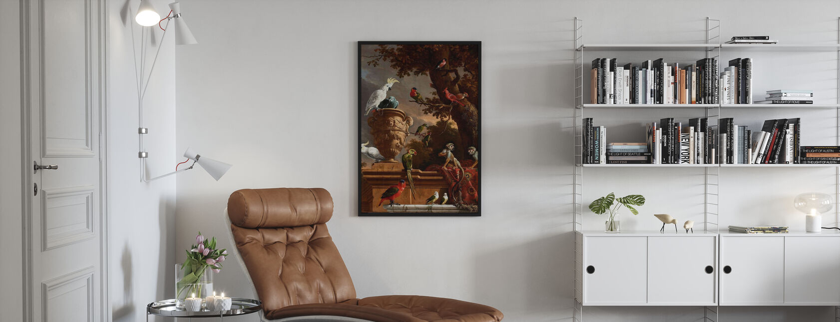Menagerie - Melchior D'Hondecoeter - Poster - Living Room