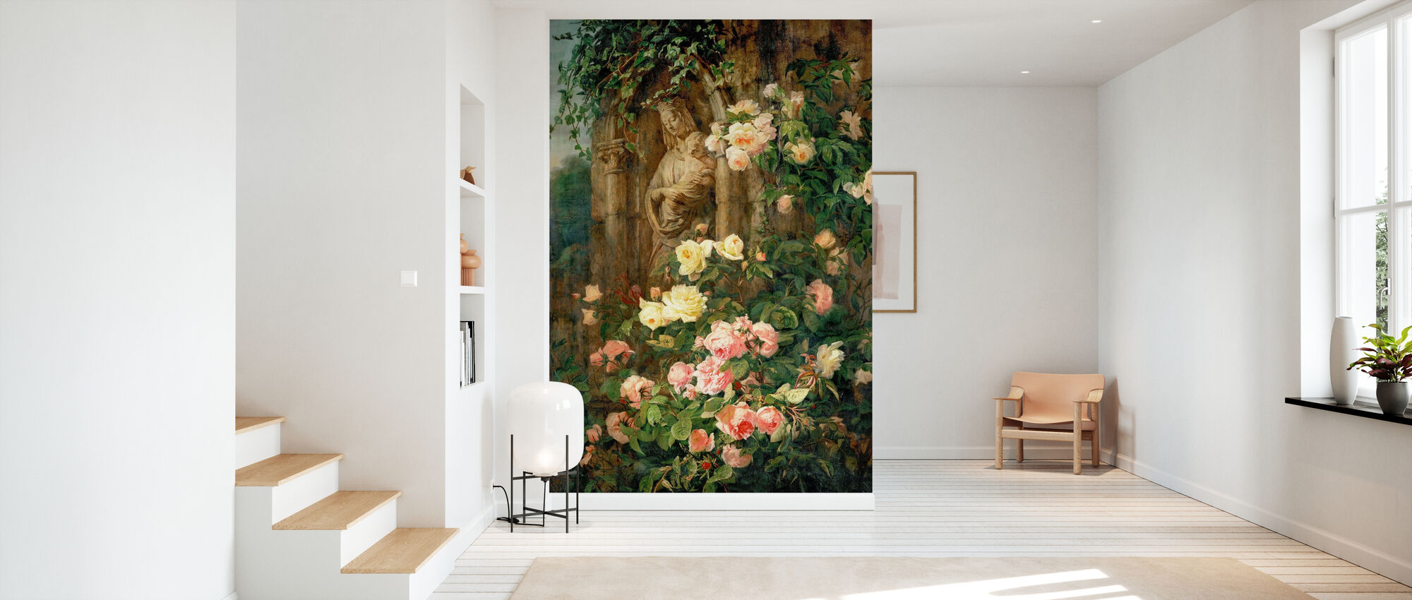 Mother Mary Rose Flower - Simon Saint Jean – a wall mural for every room –  Photowall
