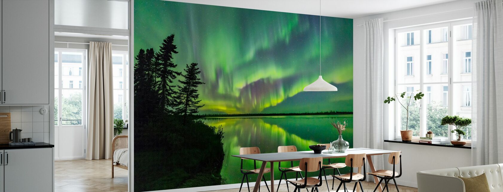 Aurora Borealis - Wallpaper - Kitchen