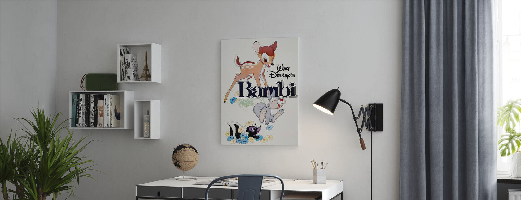 Walt Disney Bambi - Canvas print - Office