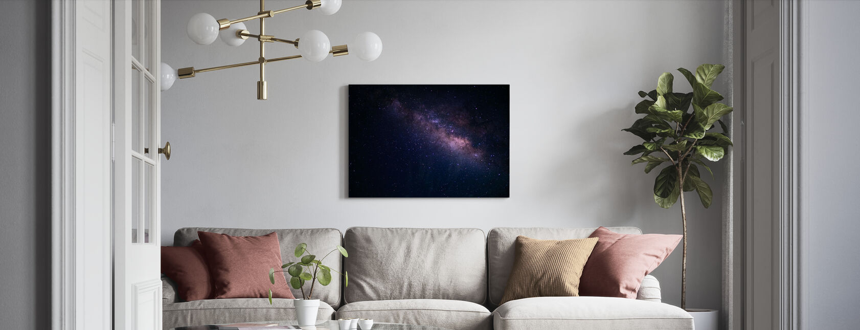 Milchstraßen-Galaxie - Leinwandbild - Wohnzimmer
