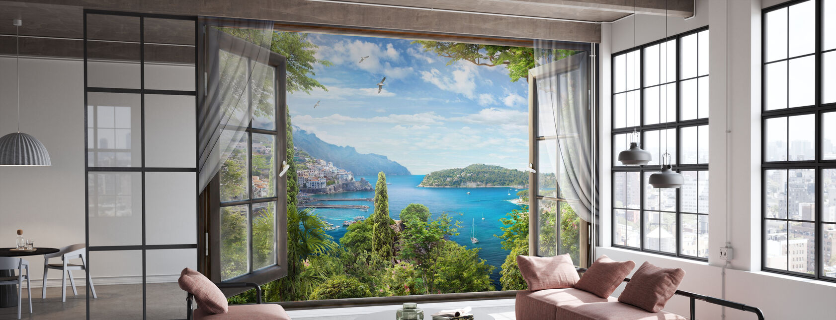 Window Bay View - Wallpaper - Office